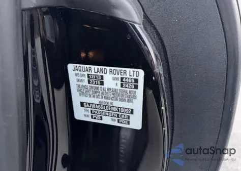 2014 Jaguar F-Type V8 S из США, поврежденный, VIN SAJWA6GL0EMK10092